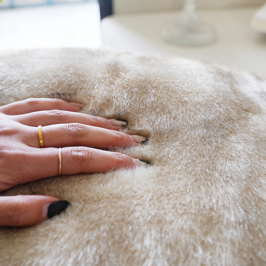 Fur Pillow Case Cloud
